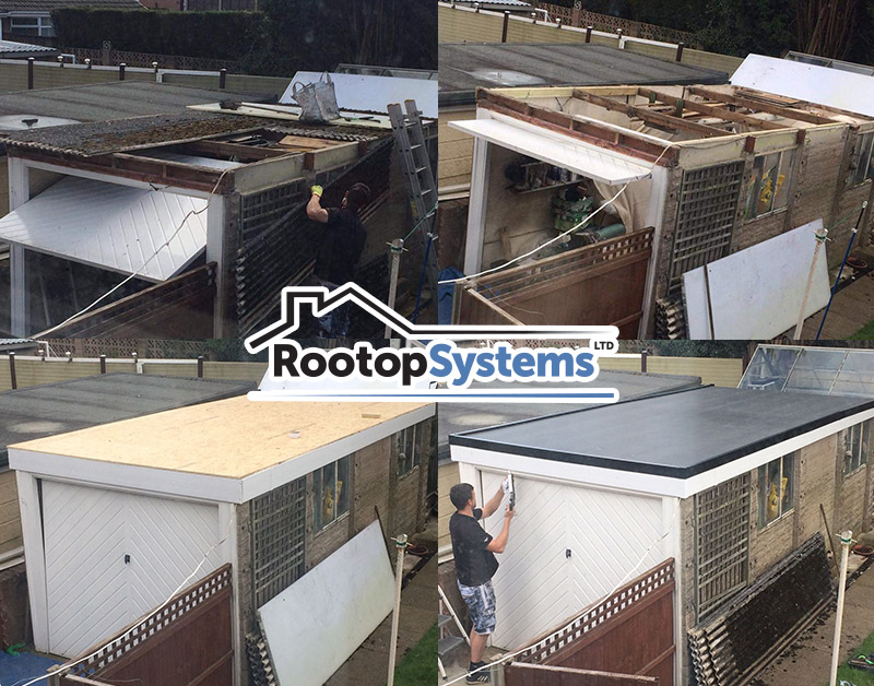Garage Flat Roofing Company Rugeley