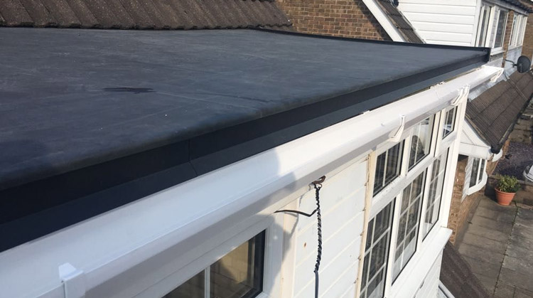 rubber flat roof installation
